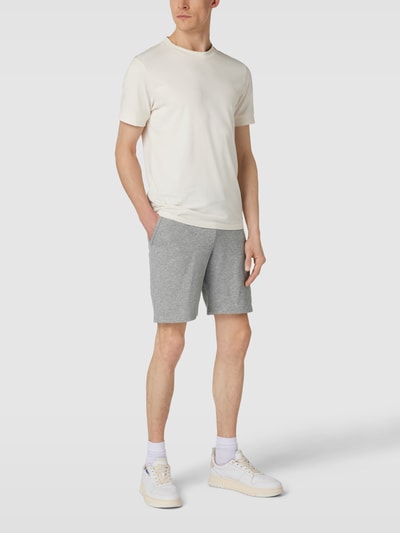 Gant Sweatshorts mit Label-Stitching Flanell Melange 1