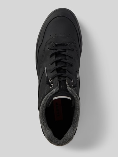 Lloyd Sneakers met labeldetail, model 'ELLISON' Zwart - 4