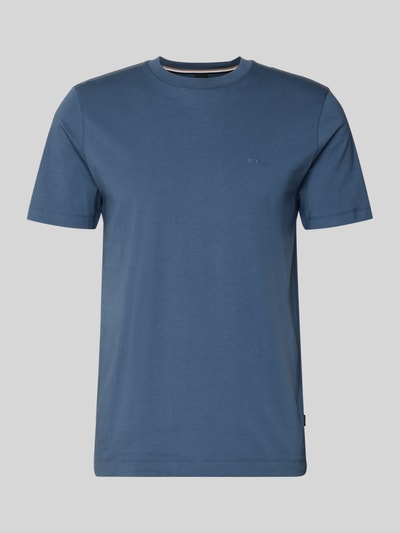 Produktfoto, Regular Fit T-Shirt aus reiner Baumwolle Modell 'THOMPSON' von BOSS, Optik: Unifarben, Label-Print, Rundhals, glatte Struktur