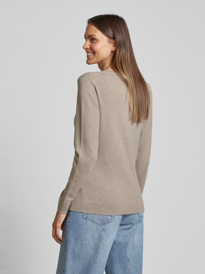 (The Mercer) N.Y. Kaschmirpullover mit Rundhalsausschnitt Taupe 5