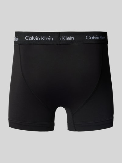 Calvin Klein Underwear Trunks mit Label-Bund im 3er-Pack Black 3