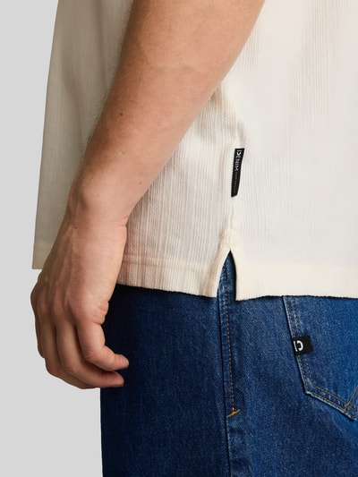 Tom Tailor Denim Regular Fit Poloshirt aus reiner Baumwolle Weiss 3