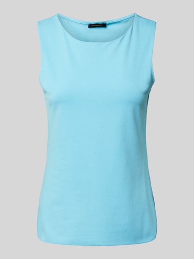 More & More Tanktop met effen design Lichtturquoise - 2