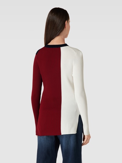 Tommy Hilfiger Strickpullover im Colour-Blocking-Design Marine 5