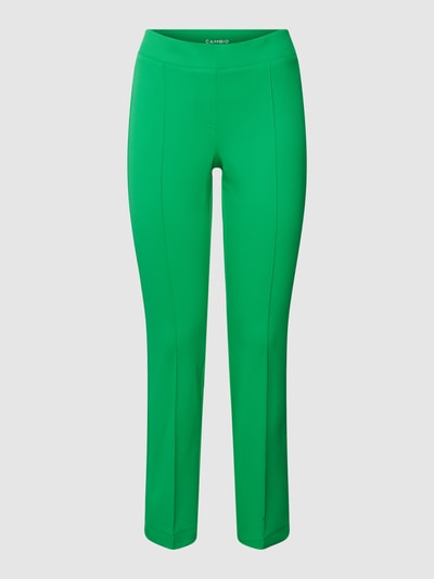 Cambio Stoffen broek met siernaden, model 'RANEE EASY KICK' Lichtgroen - 2