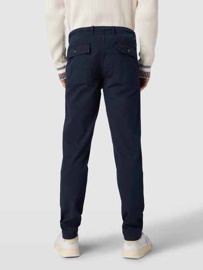 Tommy Hilfiger Stoffen broek met Franse steekzakken, model 'CHELSEA' Marineblauw - 5