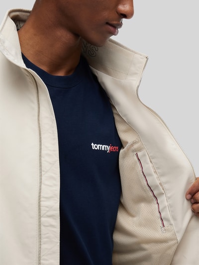 Tommy Jeans Bluzon o kroju relaxed fit z nadrukiem z logo Beżowy 6