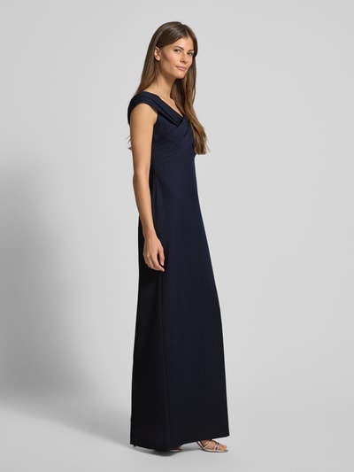 Lauren Ralph Lauren Abendkleid mit Gehschlitz Modell 'IRENE' Dunkelblau 1