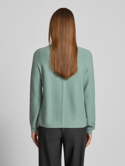 Christian Berg Woman Strickpullover mit gerippten Abschlüssen Helltuerkis 5