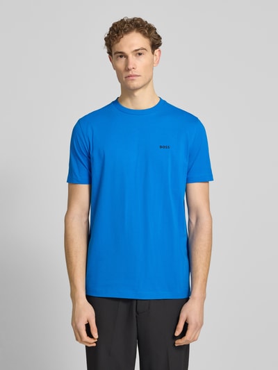 BOSS Green Regular Fit T-Shirt aus Baumwoll-Mix Modell 'TEE' Royal 4