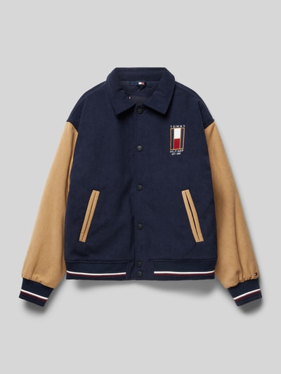 Tommy Hilfiger Teens Bomberjacke mit Eingrifftaschen Dunkelblau 1