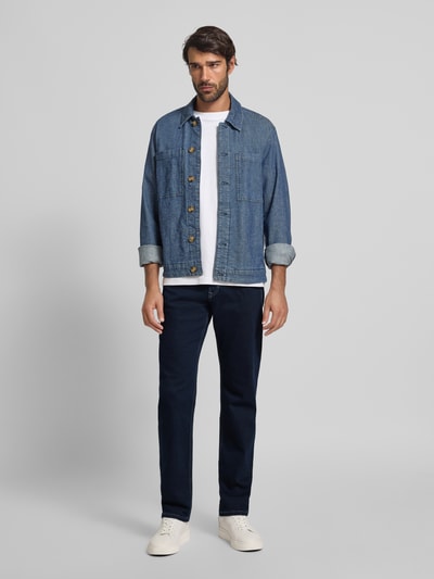 MAC Straight leg jeans in 5-pocketmodel Donkerblauw - 1