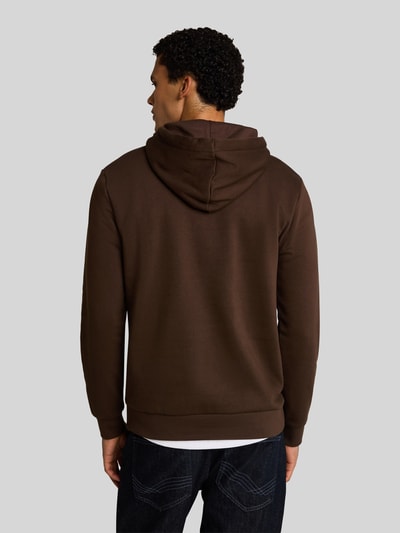 Tom Tailor Denim Regular Fit Hoodie aus Baumwoll-Mix Dunkelbraun 5