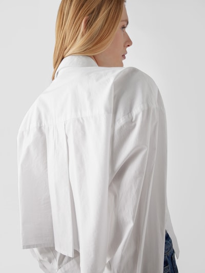 MSGM Bluse im cropped Design Weiß 6