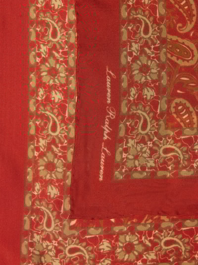 Lauren Ralph Lauren Seidenschal mit Label-Schriftzug Orange 2