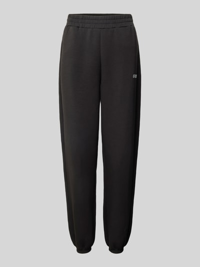 Guess Activewear Relaxed fit sweatpants met labelprint, model 'CECILIA' Zwart - 2