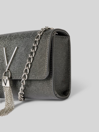 VALENTINO BAGS Crossbody Bag mit Label-Detail Modell 'Divina' Anthrazit 2