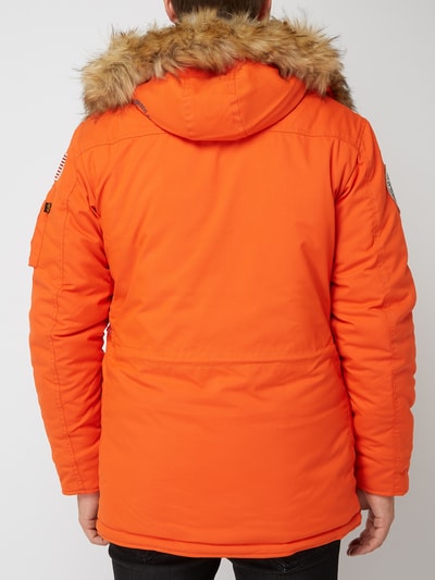 Alpha Industries Parka mit abnehmbarem Webpelz Orange 5