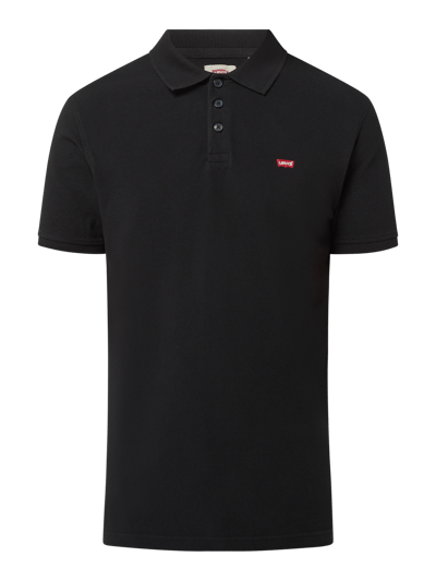 Levi's® Standard Fit Poloshirt aus Piqué Black 2