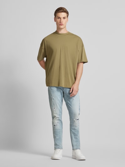 Jack & Jones Slim fit jeans in 5-pocketmodel, model 'GLENN' Lichtblauw - 1