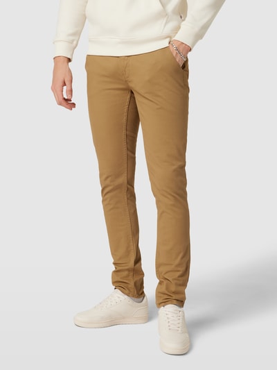 Blend Spodnie materiałowe z wpuszczanymi kieszeniami w stylu francuskim model ‘NATAN’ Beżowy 4