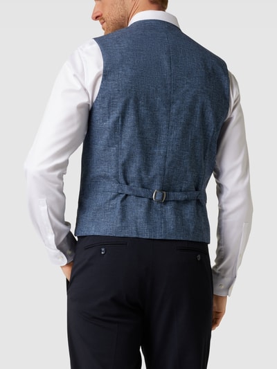 CG - Club of Gents Gilet met strookzakken, model 'Paddy' Marineblauw - 5