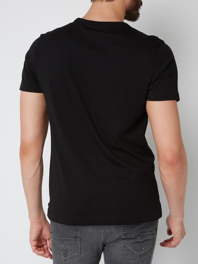 REVIEW T-Shirt mit Logo-Print Black 4