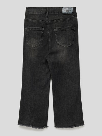 Blue Effect Jeans mit Label-Patch Black 3