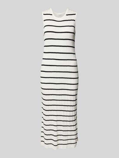 Christian Berg Woman Strickkleid mit Strukturmuster Offwhite 2