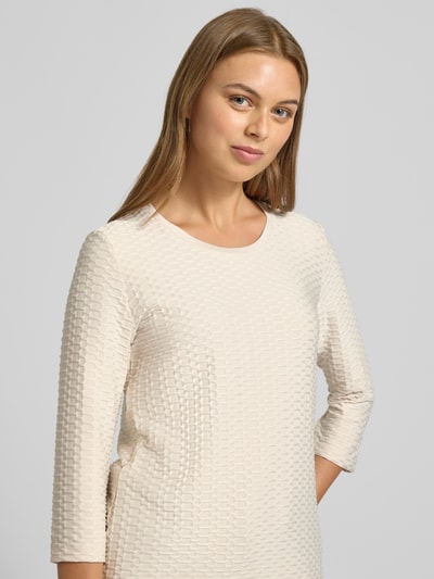 Betty Barclay Shirt met lange mouwen en structuurmotief Beige - 3