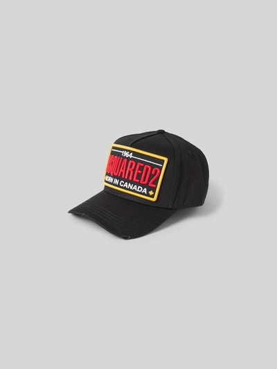 Dsquared2 Basecap im Destroyed-Look Black 1