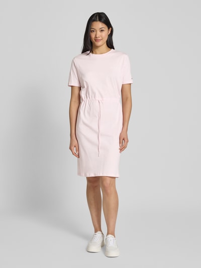 Tommy Hilfiger Oversized Freizeitkleid aus reiner Baumwolle Rosa 1