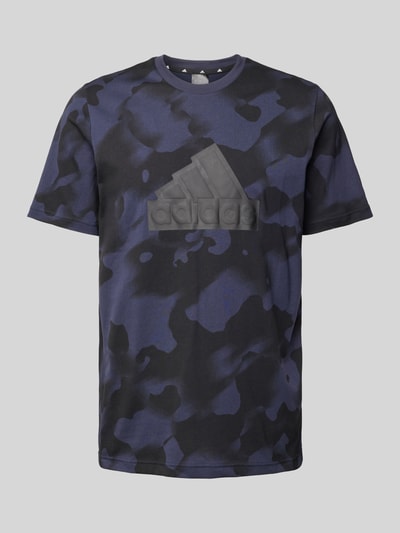 ADIDAS SPORTSWEAR T-shirt met labelprint Donkerblauw - 2