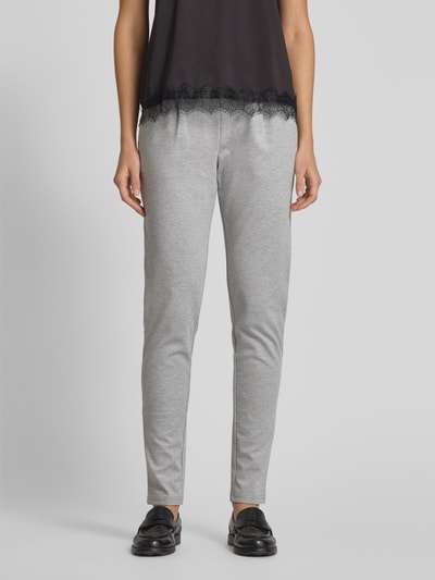 ICHI Sweatpants mit Tunnelzug Modell 'KATE' Hellgrau Melange 4