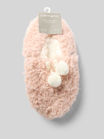 camano Supergezellige slippers met zachte neusnaden Lichtroze - 3
