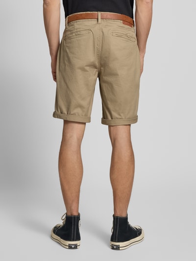 Redefined Rebel Regular Fit Chino-Shorts mit Gürtel Modell 'MIKE' Beige 5