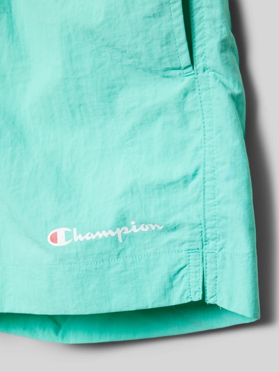 CHAMPION Shorts mit Label-Print Helltuerkis 2