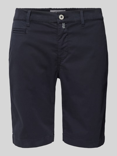 Pierre Cardin Bermudas in unifarbenem Design Marine 2