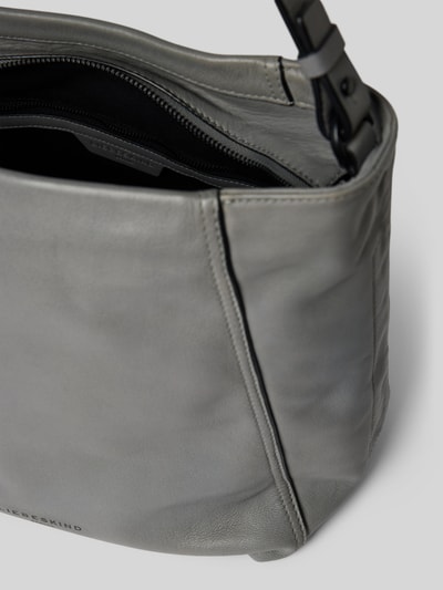 LIEBESKIND BERLIN Handtasche aus Leder mit Label-Detail Modell 'CHUDY' Anthrazit 4