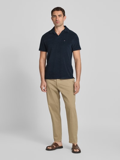 Tommy Hilfiger Regular Fit Poloshirt aus Baumwoll-Mix Marine 1