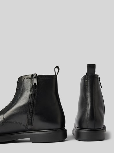 BOSS Schnürboots aus echtem Leder Modell 'Larry' Black 2