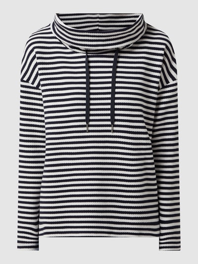 Tom Tailor Sweatshirt mit Tube Collar  Marine 2