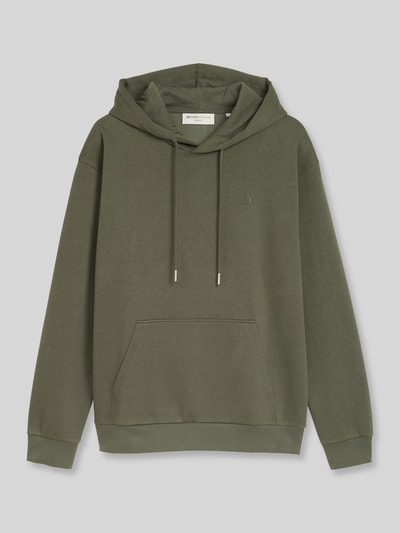 Tom Tailor Denim Regular Fit Hoodie aus Baumwoll-Mix Oliv 2