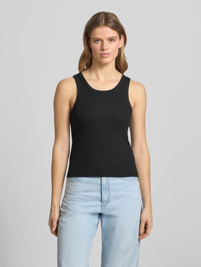 ONLY Slim Fit Tank Top aus Bio-Baumwoll-Mix Modell 'VAL' Black 4