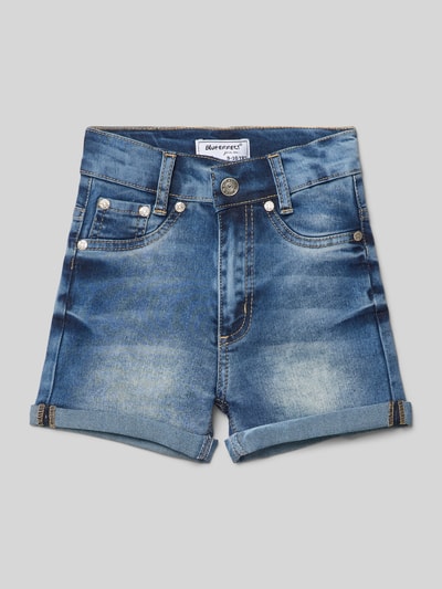 Blue Effect Slim Fit Jeansshorts im 5-Pocket-Design Blau 1