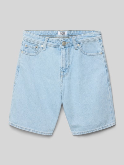 Jack & Jones Jeansshorts im 5-Pocket-Design Modell 'TONY' Hellblau 1