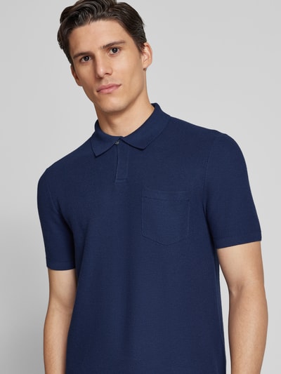 Polo Ralph Lauren Slim Fit Poloshirt mit Kentkragen Marine 3