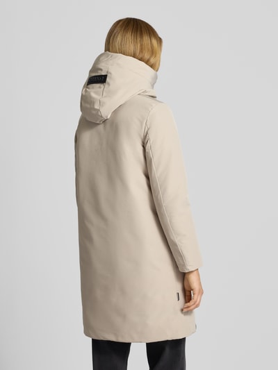 khujo Lange jas met capuchon, model 'LUGGS' Ecru - 5