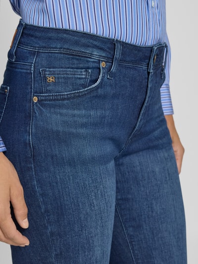 Raffaello Rossi Regular Fit Jeans mit 5-Pocket-Design Modell 'Vic 6/8' Dunkelblau 3