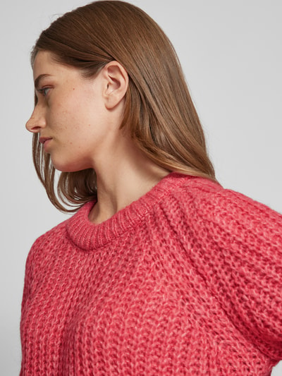 Smith and Soul Strickpullover mit gerippten Abschlüssen Pink 3